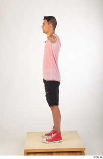  Colin black shorts clothing pink t shirt red shoes standing t-pose whole body 0003.jpg
